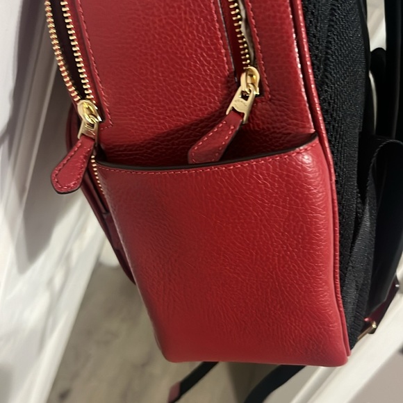 Beautiful 😻 red COACH backpack 🎒 purse ❤️💕💕BRAND NEW - Picture 6 of 6